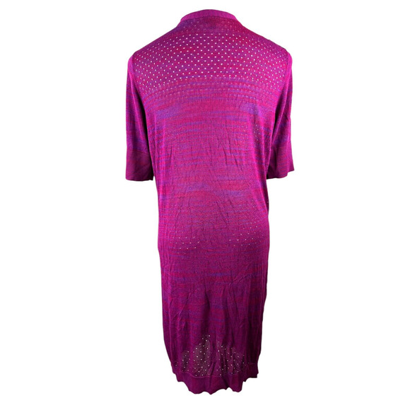 Torrid Space Dye Duster V-Neck Button Front Sweater Long Cardigan Plus Size 3 3X - Picture 10 of 12